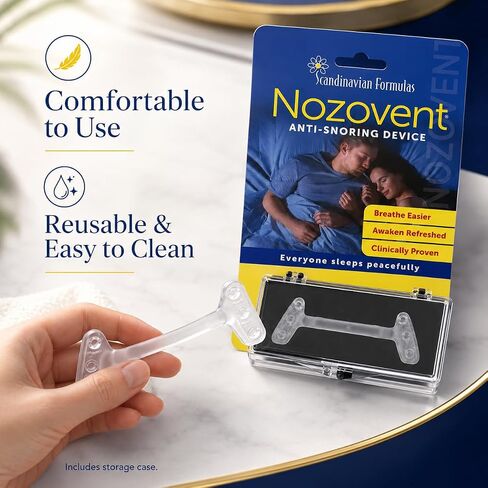 Scandinavian Formulas Nozovent Anti-Snoring Device, 2 Count in Kuwait