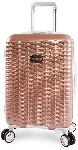 BEBE Women's Lydia 2 Piece Set Suitcase with Spinner Wheels, Rose Gold, One Size in Kuwait