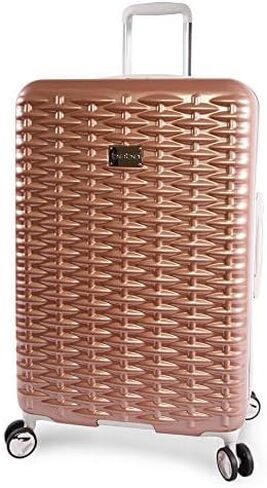 BEBE Women's Lydia 2 Piece Set Suitcase with Spinner Wheels, Rose Gold, One Size in Kuwait