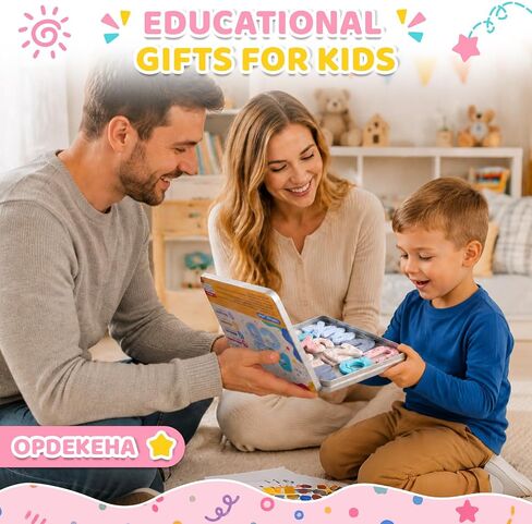 Silicone Magnetic Letters, 26 Uppercase Alphabet with Sensory Textures in Saudi Arabia