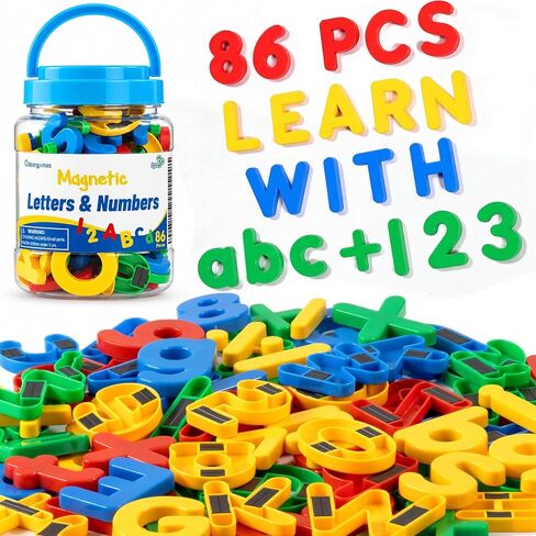 104 Pcs Magnetic Uppercase Letters – Alphabet Magnets for Fridge in Saudi Arabia
