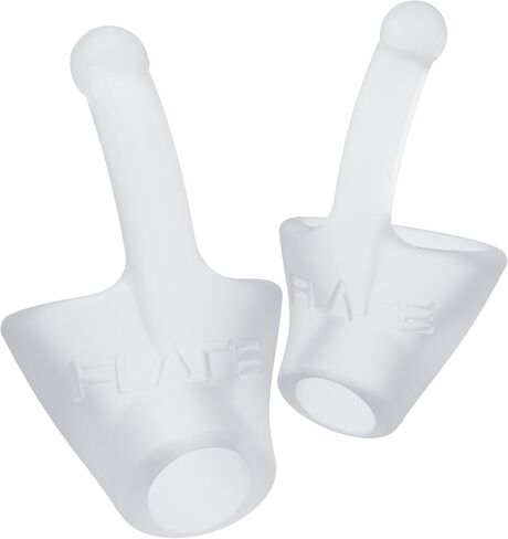 Flare Calmer Kids Secure – Ear Plugs Alternative – Reduce Annoying Noises Without Blocking Sound – Soft Reusable Flexible Silicone With Built-In Lanyard - Translucent in Kuwait