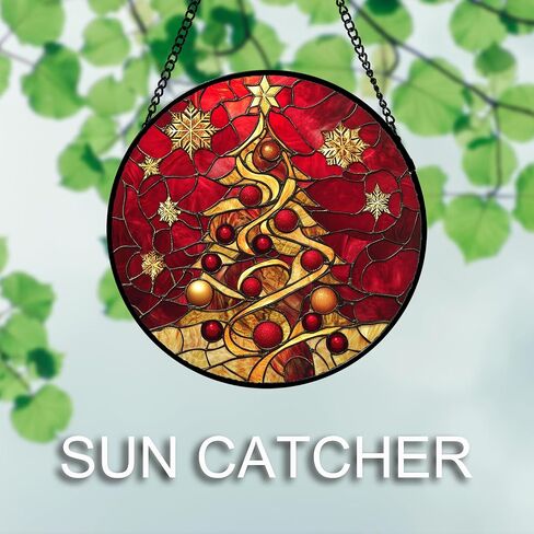 Bird Theme Stained Glass Window Hanging Suncatcher Owl Gift for Women 7.8" in Saudi Arabia