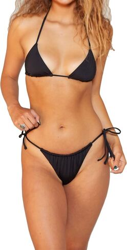 Hurley Women's Standard Slider Tie Side Cheeky Bottom in Kuwait