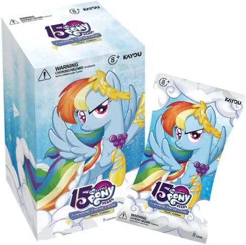 My Little Pony Friendship Eternal Trading Cards – Moon Edition Series 2 – 24 Packs, 192 Cards – Anniversary Celebration Edition – English Booster Box in Kuwait