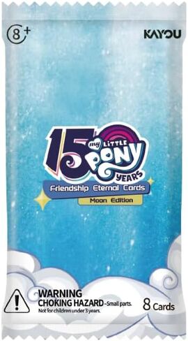 My Little Pony Friendship Eternal Trading Cards – Moon Edition Series 2 – 24 Packs, 192 Cards – Anniversary Celebration Edition – English Booster Box in Kuwait