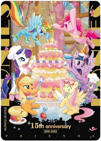 My Little Pony Friendship Eternal Trading Cards – Moon Edition Series 2 – 24 Packs, 192 Cards – Anniversary Celebration Edition – English Booster Box in Kuwait
