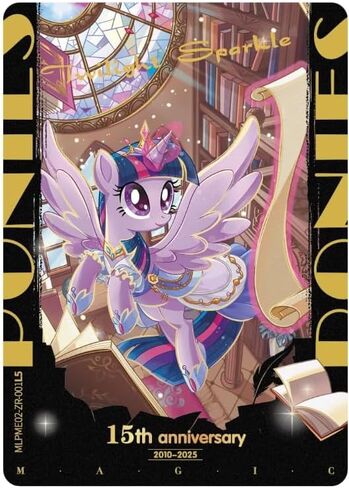 My Little Pony Friendship Eternal Trading Cards – Moon Edition Series 2 – 24 Packs, 192 Cards – Anniversary Celebration Edition – English Booster Box in Kuwait