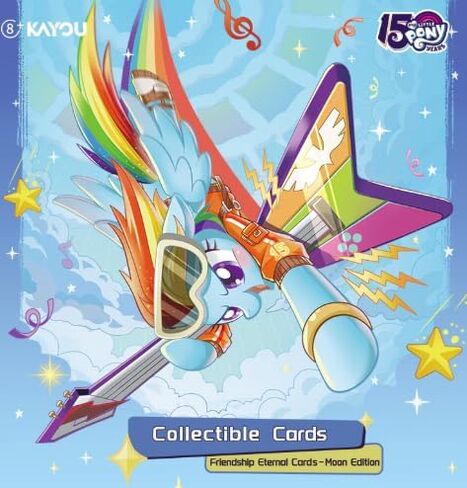 My Little Pony Friendship Eternal Trading Cards – Moon Edition Series 2 – 24 Packs, 192 Cards – Anniversary Celebration Edition – English Booster Box in Kuwait