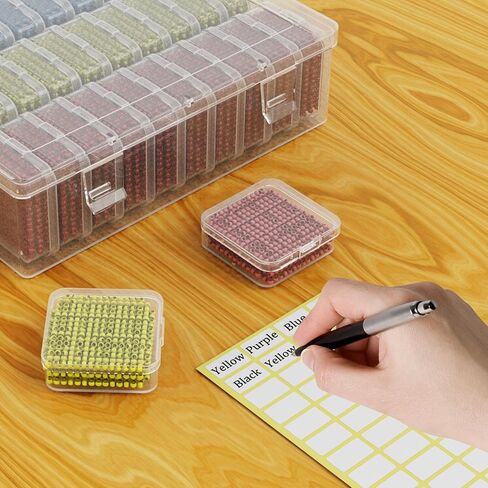 Bead Organizer Box 186 Pcs Small Plastic Bead Storage Container in Kuwait