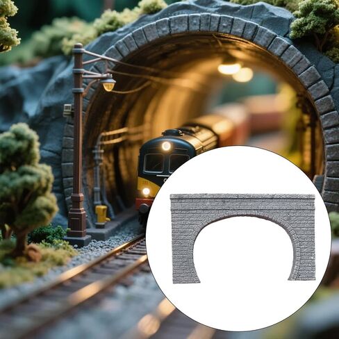 Plaster N Scale Train Tunnel for Diorama Scenes,No tilt in Kuwait