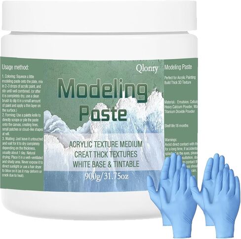 Modeling Paste for Acrylic Textured Art 500ml/31.75oz(900g) in Saudi Arabia