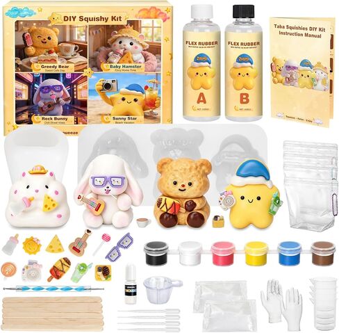 Taba Squishy Making Kit, All-in-one Beginner Kit for Squishy Maker in Saudi Arabia