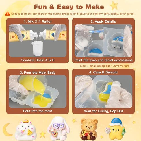 Taba Squishy Making Kit, All-in-one Beginner Kit for Squishy Maker in Saudi Arabia