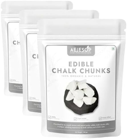 AEJESOP Natural Edible Clay Chunks, 3.5oz (100g) in Saudi Arabia