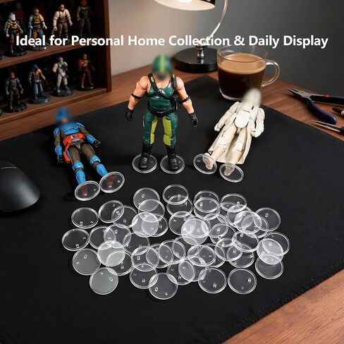 28PCS Action Figure Stand Bases with 3mm Peg for Most 6-8 Inch Figures in Saudi Arabia