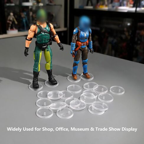 28PCS Action Figure Stand Bases with 3mm Peg for Most 6-8 Inch Figures in Saudi Arabia