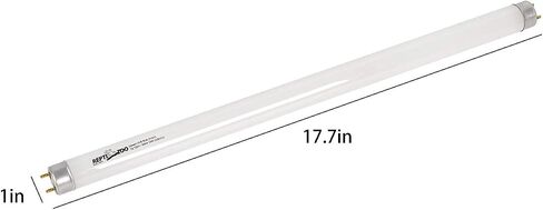 REPTI ZOO T8 Reptile Sun UVB Terrarium Desert Reptile 18 inch UVB Bulb Fluorescent Lamp Tube T8 15 Watt Habitat Lighting in Kuwait