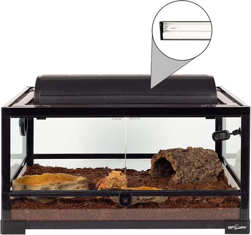 REPTI ZOO T8 Reptile Sun UVB Terrarium Desert Reptile 18 inch UVB Bulb Fluorescent Lamp Tube T8 15 Watt Habitat Lighting in Kuwait