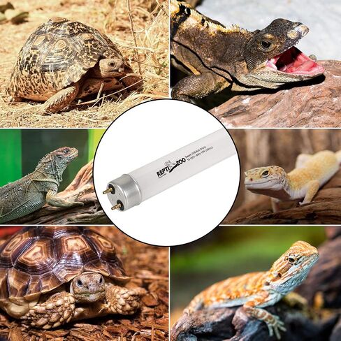 REPTI ZOO T8 Reptile Sun UVB Terrarium Desert Reptile 18 inch UVB Bulb Fluorescent Lamp Tube T8 15 Watt Habitat Lighting in Kuwait