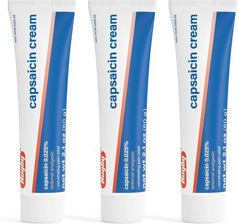 Rugby Capsaicin 0.025% Cream, 2.1 Ounce (Pack of 3) in Kuwait
