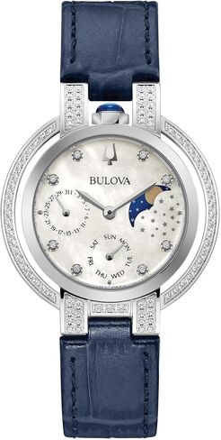 Bulova Ladies' Moon Phase Rubaiyat Diamond Watch in Kuwait