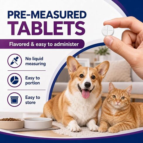 7 Way Dewormer for Cats & Dogs, Praziquantel & Pyrantel Pamoate Tablets in Kuwait