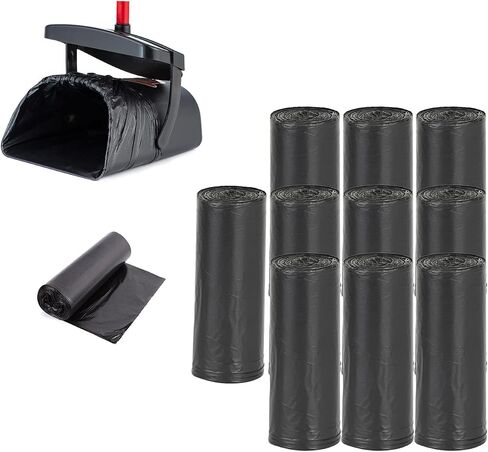HUZSV Dog Poop Bags, FUSBUNTY and MXF Pooper Scoopers,Unscented Standard Extra Thick Waste Bag,200 Count Refill Rolls for Dogs - Leak-Proof, Odor Blocking, Black in Kuwait