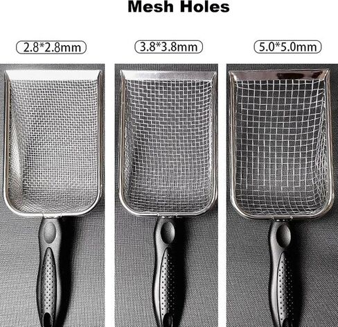 3PCS Chicken Poop Scooper for Coop, Metal Scooper Sifting Shovel in Kuwait