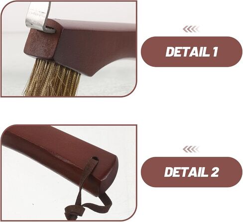 Horse Hoof Pick with Brush, Wooden Handle Multi-function Cleaning Tool in Kuwait