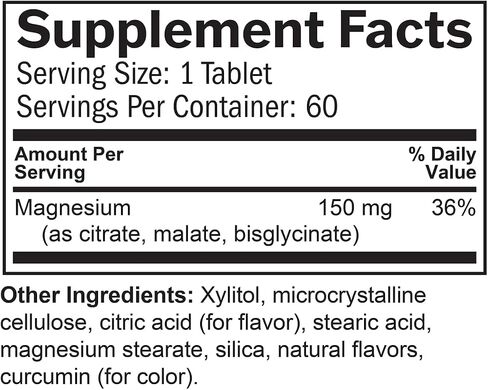Dr Amen BrainMD Magnesium Chewables, Citrus - 60 Chewable Tablets - Essential Mineral for Optimal Cell Function - Supports Memory & Focus - Gluten Free - 60 Servings in Saudi Arabia