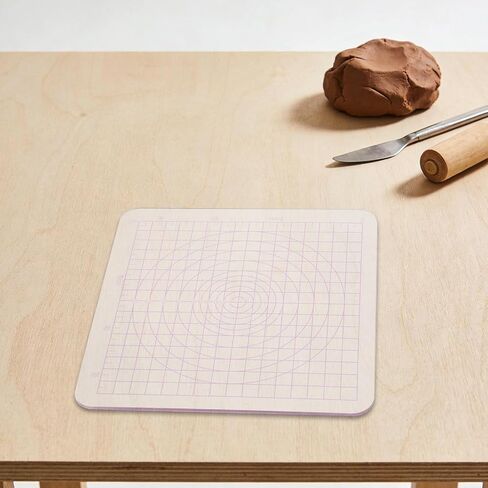 2pcs Acrylic Clay Modeling Board with Grid for DIY Projects in Kuwait