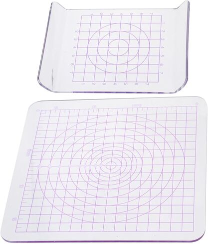 2pcs U Shaped Acrylic Clay Press Board for Clay Crafting in Kuwait