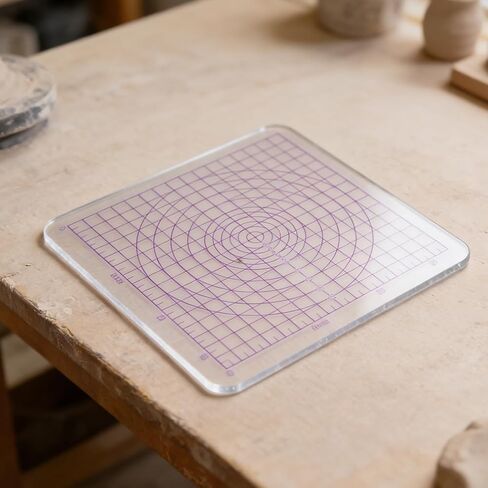 2pcs U Shaped Acrylic Clay Press Board for Clay Crafting in Kuwait