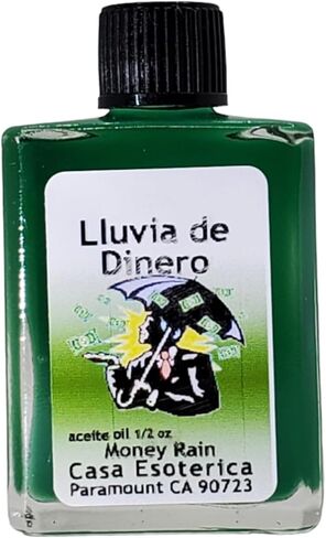Money Rain Oil (Lluvia de Dinero Aceite) Money Rain Oil- Spiritual Anointing Oil by CASA ESOTERICA MAGICK SPACE for Financial Abundance and Prosperity-0.5 FL OZ (1 Pack) in Kuwait
