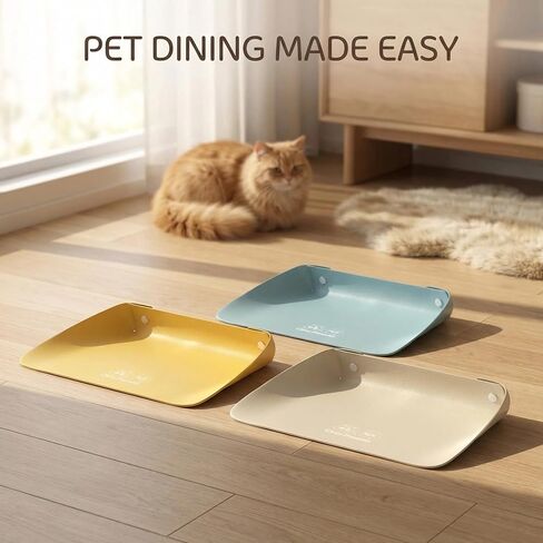 Faux Leather Splatter Guard for Pet Food Mat Waterproof 15.7"x11.8" in Kuwait