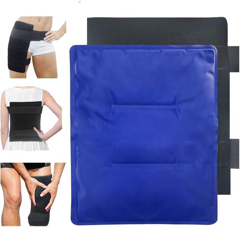 Wrist Ice Pack Wrap, Gel Compression Support, Flexible Hot & Cold Brace for Hand Injuries Reusable, Rheumatoid, Tendinitis, Swelling, Carpal Tunnel, Arthritis, Cold Pack for Pain & Muscle Therapy in Kuwait