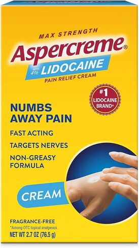 Aspercreme With Lidocaine Maximum Strength Pain Relief Cream, 2.7 oz. in Saudi Arabia