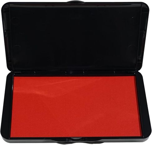 Large Black Stamp Ink Pad 6.14"x3.38" for Office，Premium Rubber Felt Pad in Kuwait