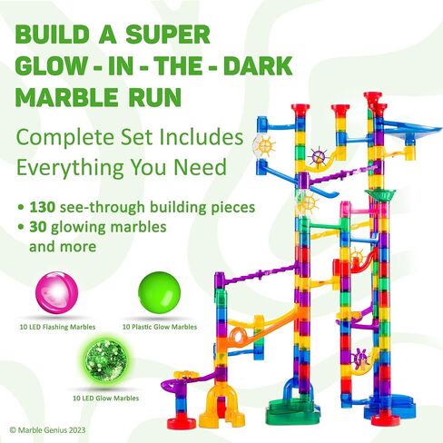 Marble Genius Space Theme Marble Run, 200 Pieces, STEM Toy in Kuwait