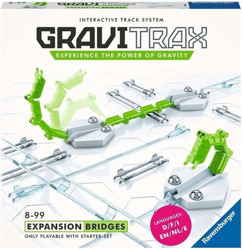 Ravensburger GraviTrax: Bridges Expansion Set | STEM Toy for Kids Ages 8 and Up | Compatible with All GraviTrax Systems | Ranked No.1 Marble Run System in The U.S in Saudi Arabia