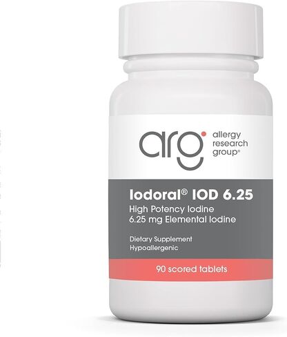 Optimox Iodoral 6.25 mg - Original High Potency Iodine Supplement - Energy Support - 90 Tablets in Kuwait