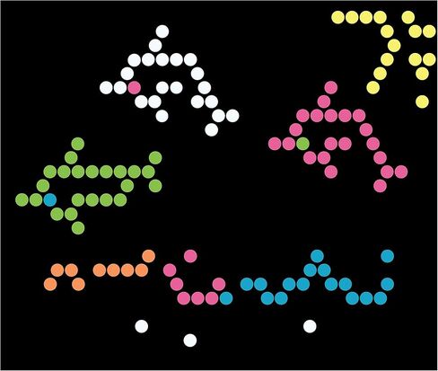 Lite Brite Peg and Template Refill Pack, Light Up Drawing Board Accessories, LED Drawing Board Pegs with Colors, Toys for Creative Play, Light Toys for Kids Aged 4 + in Kuwait
