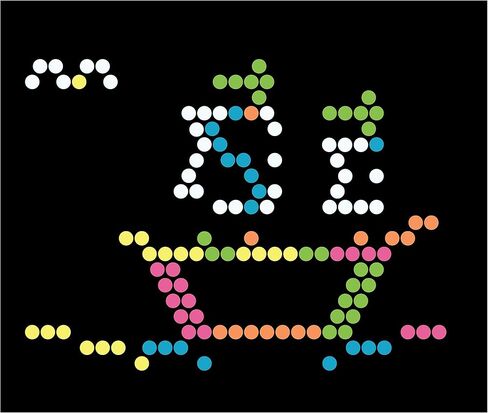 Lite Brite Peg and Template Refill Pack, Light Up Drawing Board Accessories, LED Drawing Board Pegs with Colors, Toys for Creative Play, Light Toys for Kids Aged 4 + in Kuwait