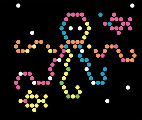Lite Brite Peg and Template Refill Pack, Light Up Drawing Board Accessories, LED Drawing Board Pegs with Colors, Toys for Creative Play, Light Toys for Kids Aged 4 + in Kuwait