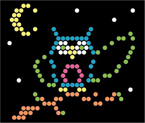 Lite Brite Peg and Template Refill Pack, Light Up Drawing Board Accessories, LED Drawing Board Pegs with Colors, Toys for Creative Play, Light Toys for Kids Aged 4 + in Kuwait