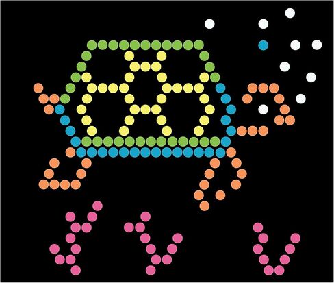Lite Brite Peg and Template Refill Pack, Light Up Drawing Board Accessories, LED Drawing Board Pegs with Colors, Toys for Creative Play, Light Toys for Kids Aged 4 + in Kuwait