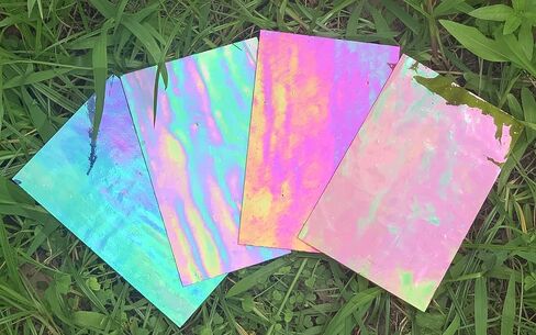 Lanyani 12 Sheets Iridescent Stained Glass Sheets, Cathedral Art Glass Packs for Mosaic Work Craft, Assorted Clear+Opaque+Colored Transparent in Saudi Arabia