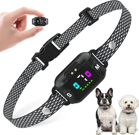 PcEoTllar Bark Collar for Small Dogs, Beep & Vibration Mode, Waterproof in Kuwait