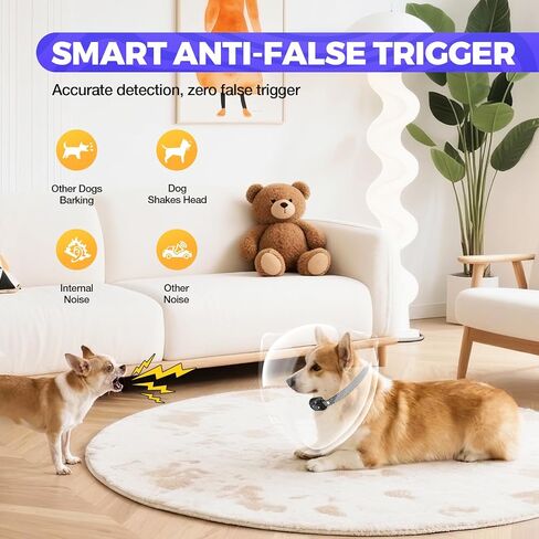 PcEoTllar Bark Collar for Small Dogs, Beep & Vibration Mode, Waterproof in Kuwait